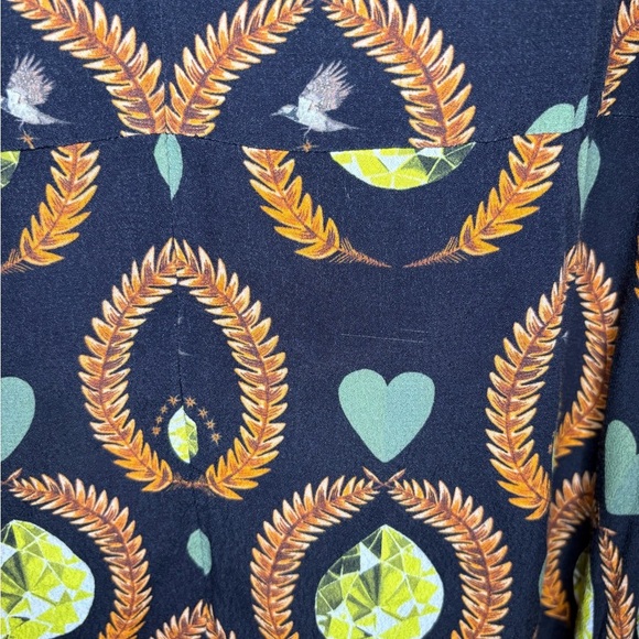 GUC Temperley London- Printed Rosella Dress.  Size US 10 - Picture 12 of 14